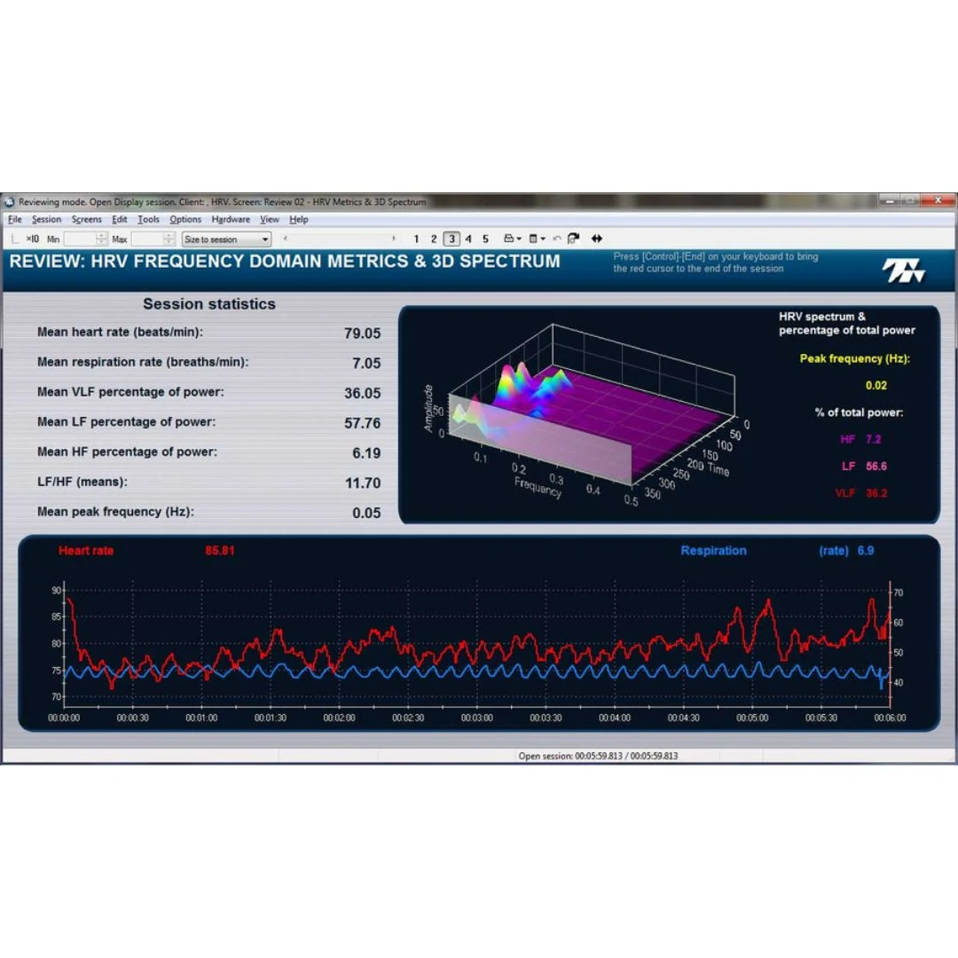Program HRV Suite - obrazek 2
